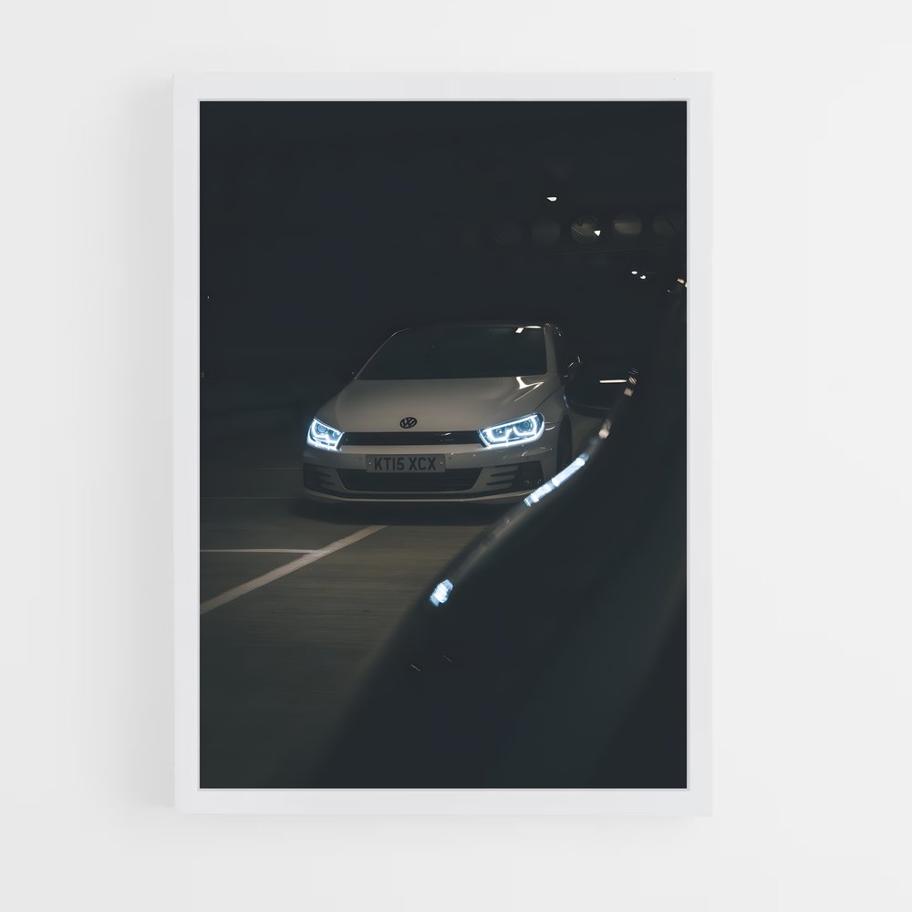 Poster superbe Scirocco r – affiche Volkswagen (vue 3)